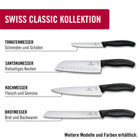 Skladací piknikový nôž Victorinox Swiss Classic so zúbkovanou čepeľou, 11 cm, červený – na krájanie ovocia, zeleniny, klobásy a žemlí, nehrdzavejúca oceľ 6