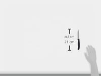Súprava nožov na paradajky a zeleninu Victorinox Swiss Classic, 2 ks, zúbkovaná čepeľ, čierna rukoväť, nehrdzavejúca oceľ, Swiss Made 6