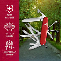 Victorinox Deluxe Tinker zsebkés, 17 funkció, 91 mm - piros 6