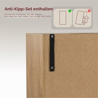 Bibliotecă cu 2 rafturi Vida Designs Oxford, culoare stejar, 54x32x24 cm, piesă de mobilier modernă pentru living și birou 7
