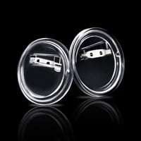 vidaXL 100 darabos akril kitűző szett 58 mm 4