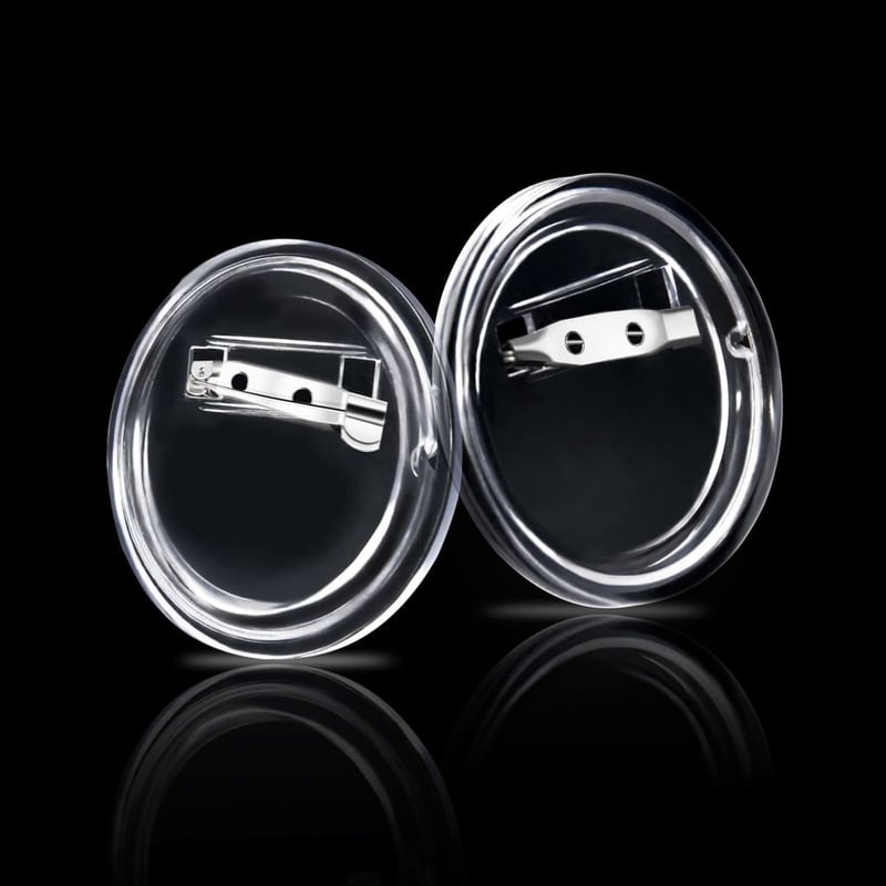 vidaXL 100 darabos akril kitűző szett 58 mm