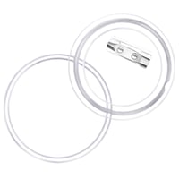 vidaXL 100 darabos akril kitűző szett 58 mm 7