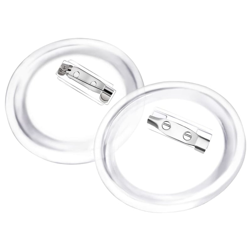 vidaXL 100 darabos akril kitűző szett 58 mm