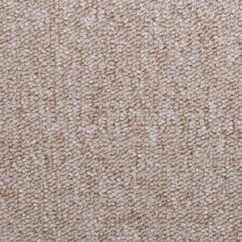 vidaXL 15 db lépcsőszőnyeg 65x21 cm bézs téglalap alakú