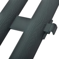 vidaXL 17 db zöld gyepszegély 10 m hosszú kerítés 4