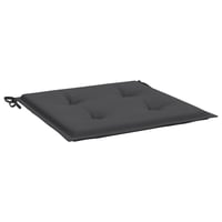 Set 2 Perne pentru Scaun de Grădină vidaXL, Antracit, Țesătură Oxford, 50x50x3 cm, Pernă de Exterior 5