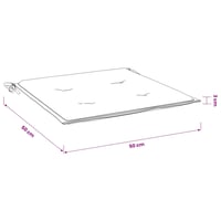 Set 2 Perne pentru Scaun de Grădină vidaXL, Antracit, Țesătură Oxford, 50x50x3 cm, Pernă de Exterior 9