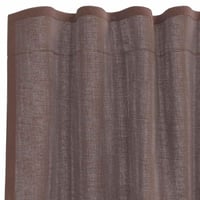 vidaXL 2 db barna voile függöny rúd zsebbel 5