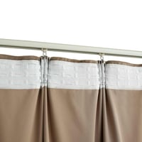 vidaXL 2 db bézs bársony sötétítőfüggöny kampókkal 140x245 cm 4