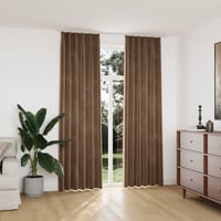 vidaXL 2 db bézs bársony sötétítőfüggöny kampókkal 140x245 cm 2