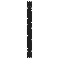 vidaXL 2 db fekete acél étkezőasztal láb 90x72-73,3 cm 7