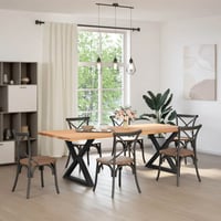 vidaXL 2 db fekete acél étkezőasztal láb 90x72-73,3 cm 3