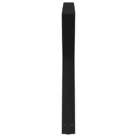 vidaXL 2 db fekete acél étkezőasztal láb 90x72-73,3 cm 6