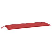 vidaXL 2 db piros oxford kerti padpárna 150x50 cm 3