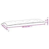 vidaXL 2 db piros oxford kerti padpárna 150x50 cm 9