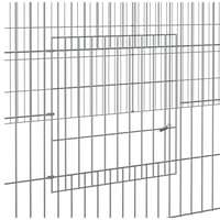 vidaXL 2 paneles horganyzott nyúlketrec 220x110x55 cm 6