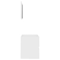 Set mobilier de baie vidaXL din 2 piese, alb, lemn prelucrat 4