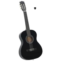 vidaXL 3/4 36" fekete klasszikus gitár kezdőknek és gyerekeknek 1