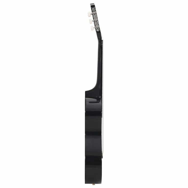 vidaXL 3/4 36" fekete klasszikus gitár kezdőknek és gyerekeknek