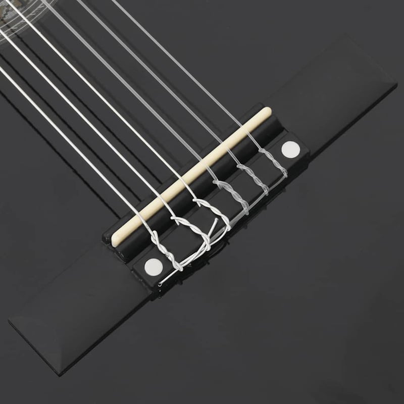 vidaXL 3/4 36" fekete klasszikus gitár kezdőknek és gyerekeknek