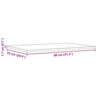 vidaXL 3 db tömör fenyőfa asztallap 80x53 cm téglalap 10