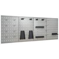vidaXL 4 db falra szerelhető acél rögzítőtábla 40x58 cm 1