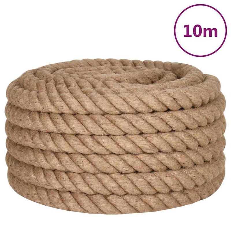 vidaXL 40 mm vastag juta kötél 10 méter