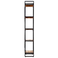 vidaXL 5 szintes könyvespolc 60x30x180 cm újrahasznosított fa 3