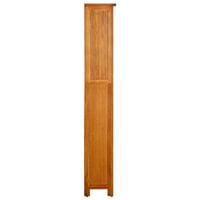vidaXL 5 szintes tömör tölgyfa könyvespolc 70x22x140 cm 3