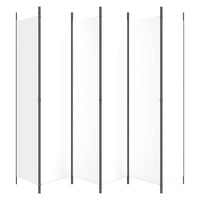 vidaXL 6 paneles fehér szövet térelválasztó 250x220 cm 4