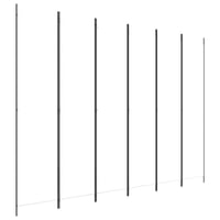 vidaXL 6 paneles fehér szövet térelválasztó 250x220 cm 1