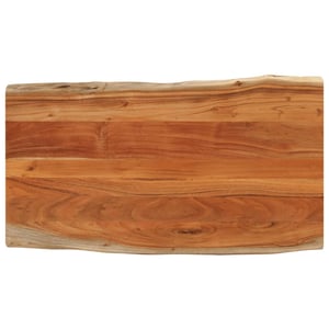 vidaXL Stolová doska z masívneho akáciového dreva, prírodná hrana – 110x60x2,5 cm