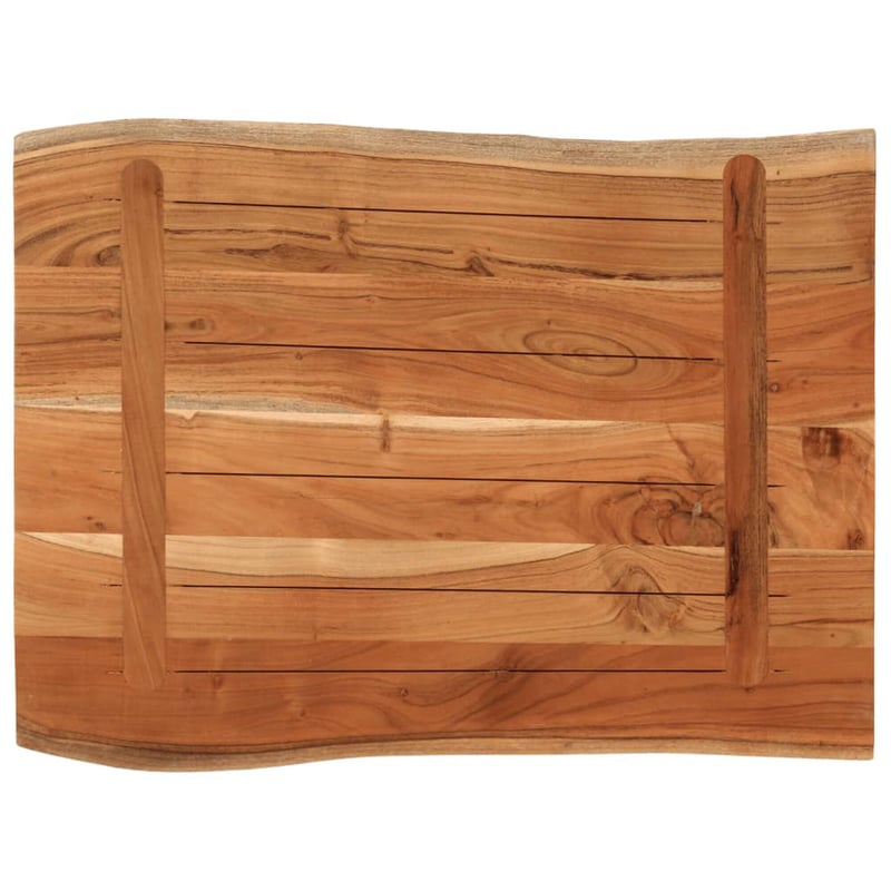 vidaXL akácfa asztallap 70x60 cm téglalap alakú