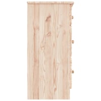 vidaXL ALTA tömör fenyőfa komód 112x35x73 cm 5
