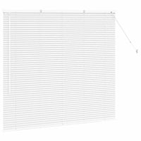 vidaXL Alumínium Zsalugáter Redőny Fehér 130x140 cm 5