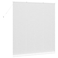 vidaXL Alumínium Zsalugáter Redőny Fehér 175x155 cm 7