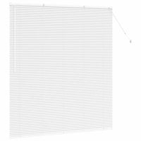 vidaXL Alumínium Zsalugáter Redőny Fehér 175x155 cm 5