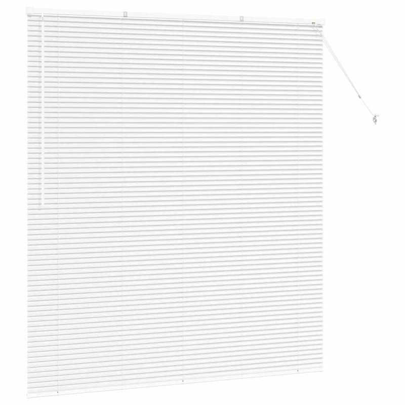 vidaXL Alumínium Zsalugáter Redőny Fehér 175x155 cm