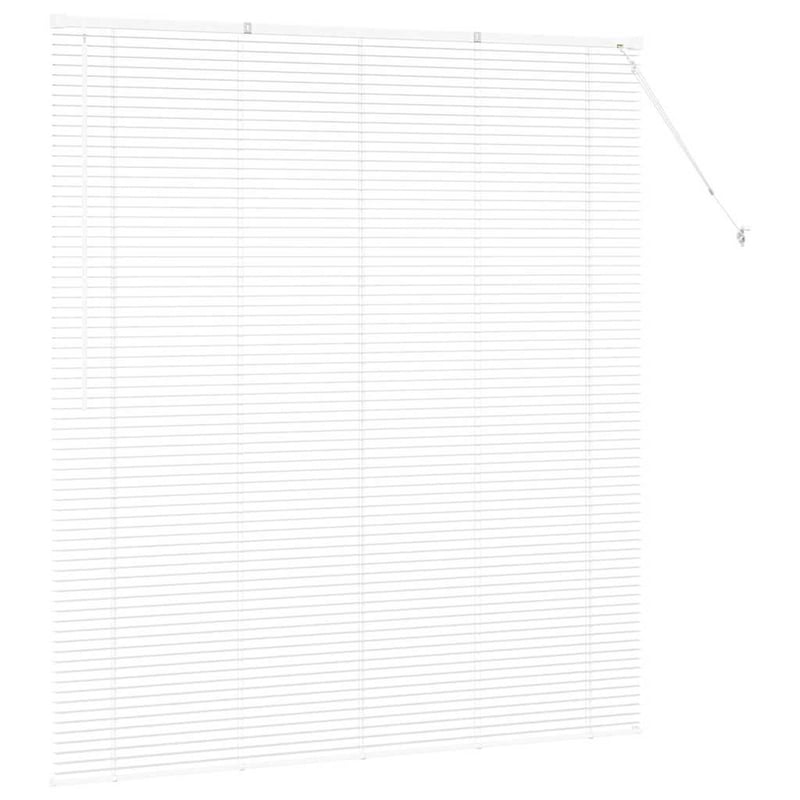 vidaXL Alumínium Zsalugáter Redőny Fehér 175x155 cm