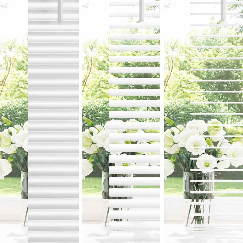 vidaXL Alumínium Zsalugáter Redőny Fehér 175x155 cm