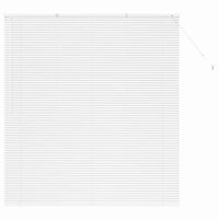 vidaXL Alumínium Zsalugáter Redőny Fehér 175x155 cm 1