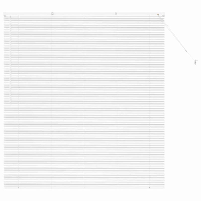 vidaXL Alumínium Zsalugáter Redőny Fehér 175x155 cm