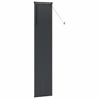 vidaXL Alumínium Zsalugáter Redőny Fekete 220x50 cm 5