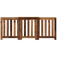 vidaXL Antik fa radiátorburkolat 205x83,5 cm szerelt 3