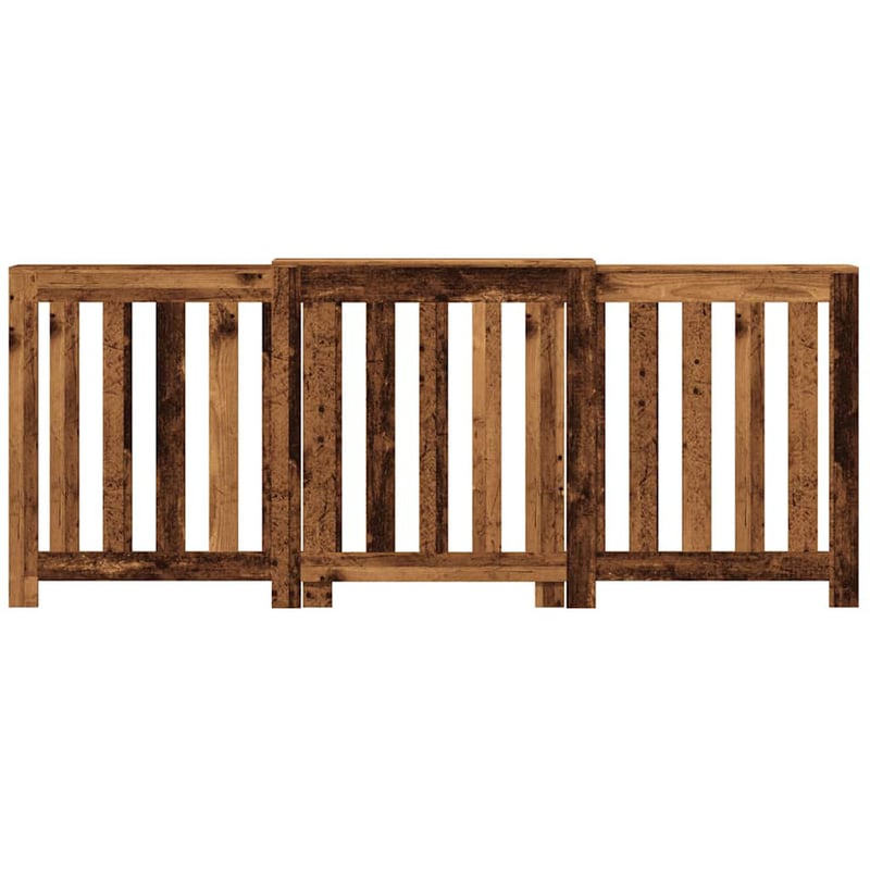 vidaXL Antik fa radiátorburkolat 205x83,5 cm szerelt