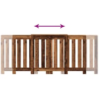 vidaXL Antik fa radiátorburkolat 205x83,5 cm szerelt 7