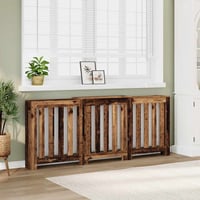 vidaXL Antik fa radiátorburkolat 205x83,5 cm szerelt 1