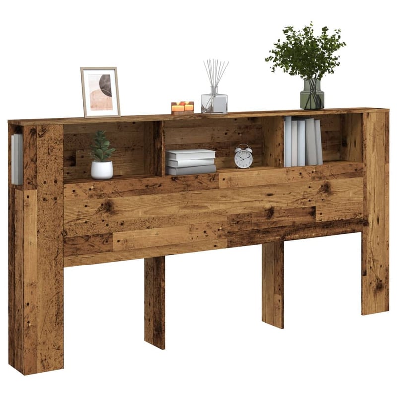 vidaXL Antik fa szerelt áthidalószekrény 200x102,5 cm