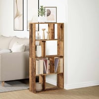 vidaXL Antik fa szerelt könyvespolc 60x20x120,5 cm 4
